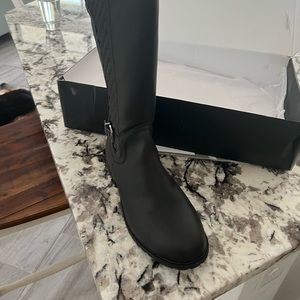 Tall black boots women size 10wide extra wide calf lane Bryant